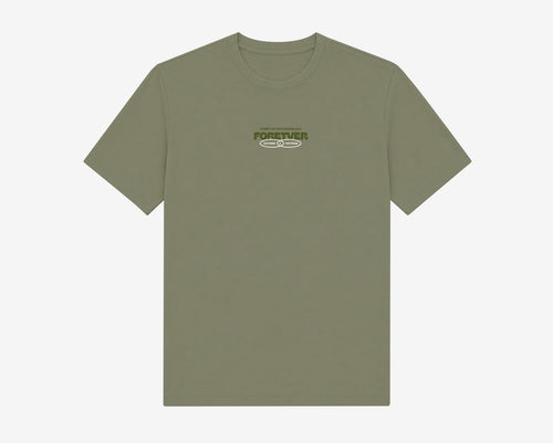 T-shirt Foretver - LICHEN (gris-vert)